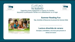 Summer Fun Reading Workshop: Tips, Activities and Resources to Prevent the Summer Slide