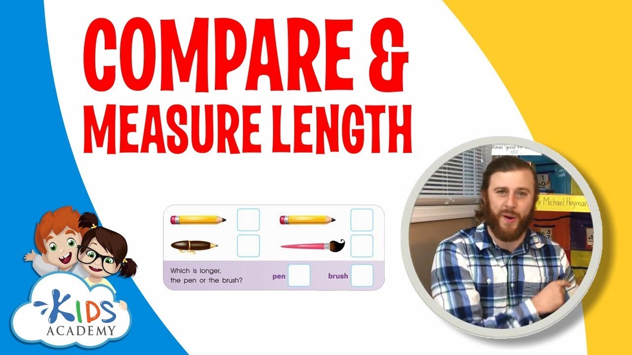 Compare & Measure Length - Comparing with a third object | Kids Academy