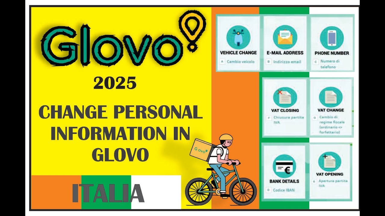 How to Update Glovo Rider Profile & Change Vehicle | Glovo Rider App Full Guide 2025