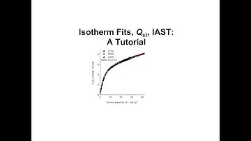 Isotherm Fitting, Qst, and IAST: A Tutorial