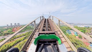 Python in Bamboo Forest POV - BEST Wooden Coaster Ever!?