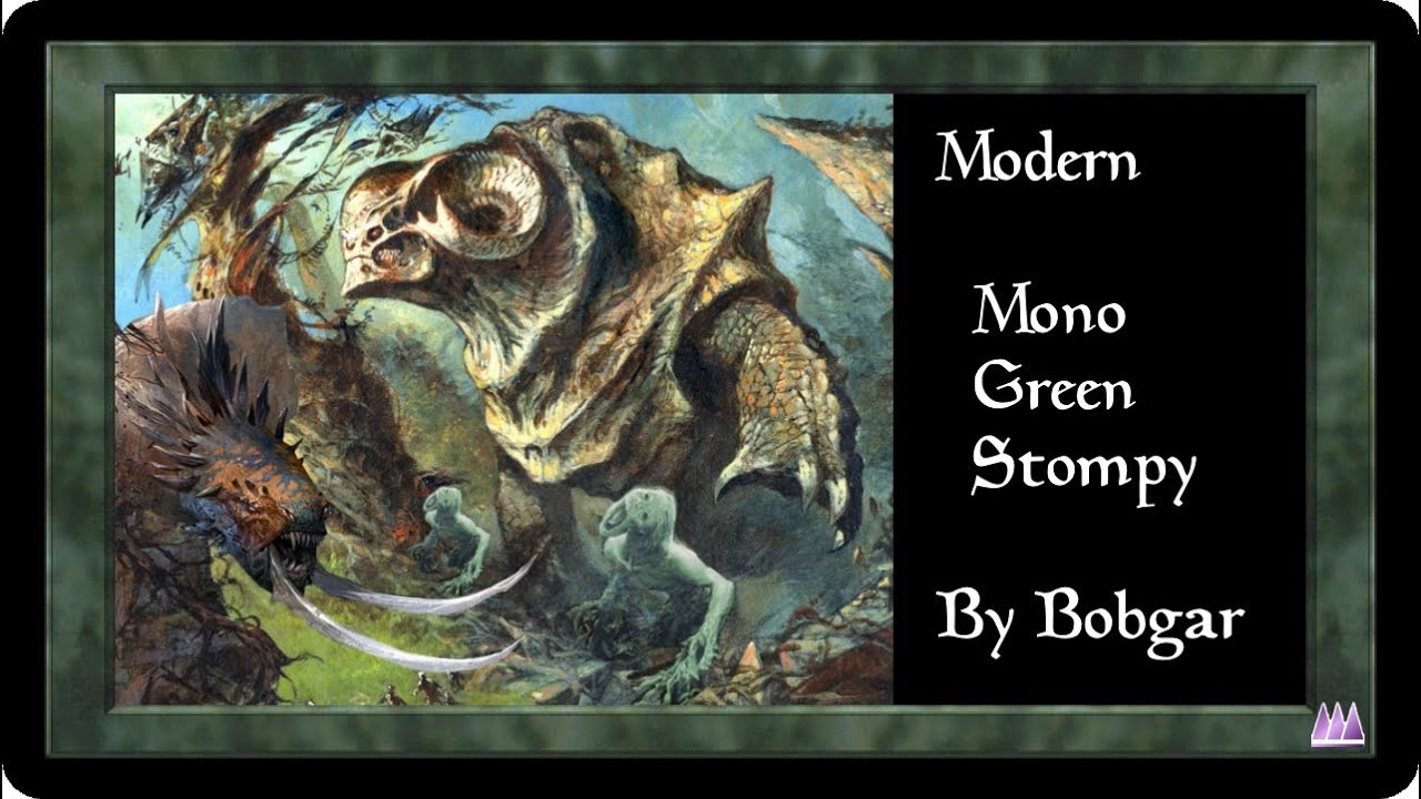 MTG Modern Green Stompy vs Ancestral Visions Jeskai Control