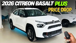 2026 ✅ Citroen Basalt Plus Full Detailed Review ❤️ Price & Features 🔥 Basalt Most VFM Variant