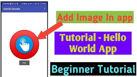Android App Development - Kodular Tutorial | How to add image in App in Hindi |  Untold Secrets