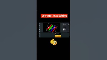 Kinemaster text editing||Colourful text editing kinemaster|| #shorts