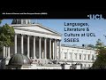 Ucl ssees graduate open series  languages literature and culture with prof pamela davidson