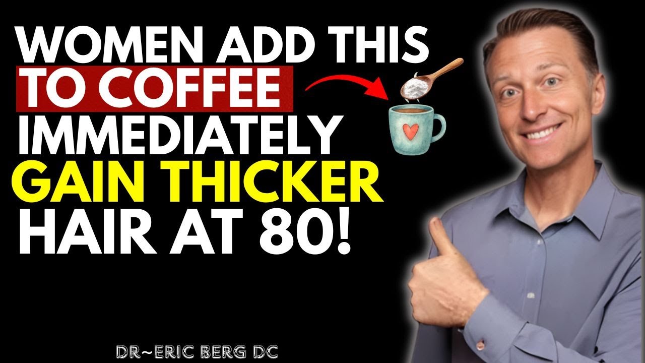 Add This To Coffee to Stop Hair Loss Fast | Dr Eric Berg