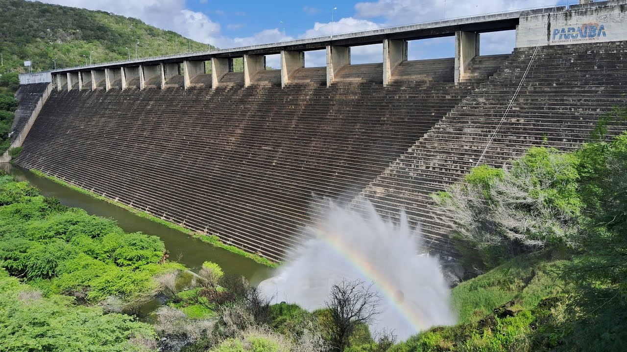 BARRAGEM DE ACAUÃ NO RIO PARAIBA SERÁ QUE TA CHEIA? 26/07/2023 - YouTube