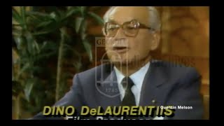 Dino De Laurentiis Interview (September 15, 1987)