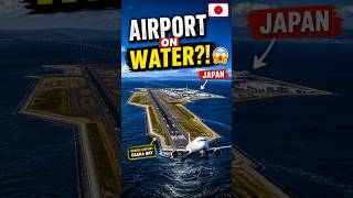 Why Japan Built Airports on Water 😱 #shorts  #facts #japan #kansaiairport