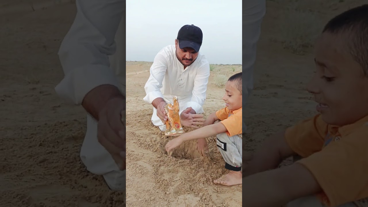 Extracting mini camel 🐪 In Sand Desert 🏜️ 