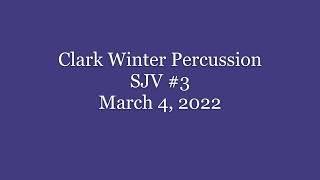 Clark Winter Percussion SJV #3