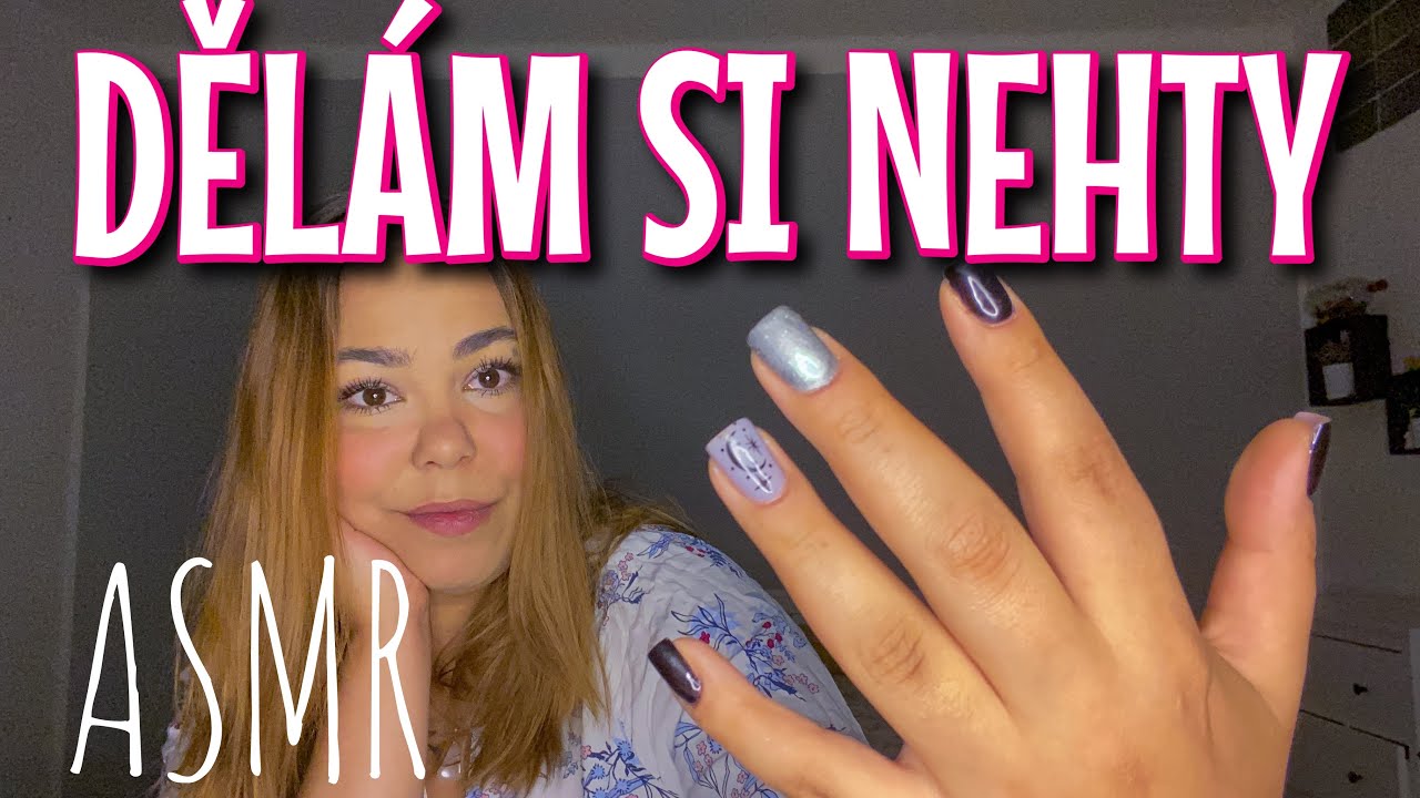 ASMR CZ/ Dělám si nehty/ close up whisper💅🏾🎙️