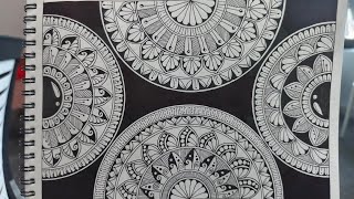 Easy mandala art for beginners..#mandalaartforbeginners #mandalaart #mandala #mandaladrawing