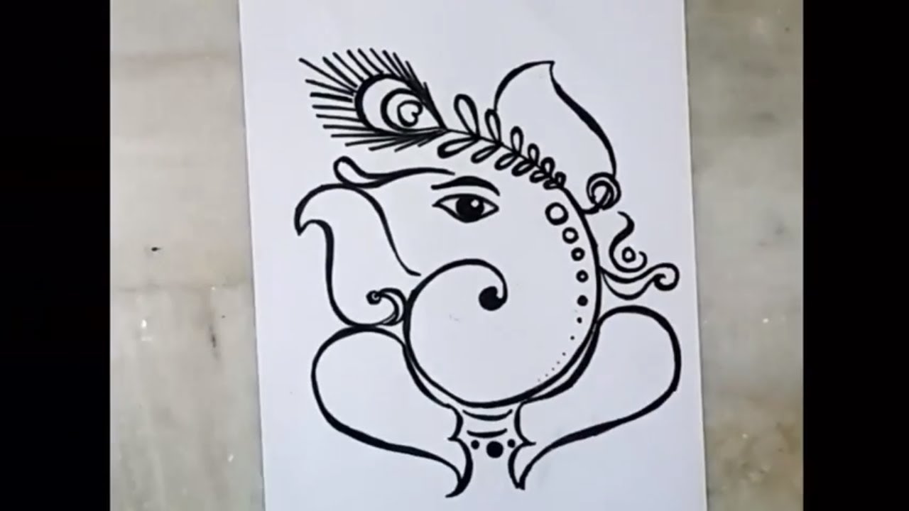 Ganesha | Ganesha drawing, Baby ganesha, Ganesha art