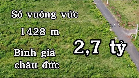 Chủ ngộp bán đất mặt tiền đường liên xã liên ấp ở bình giã châu đức bà rịa vũng tàu giá siêu hời