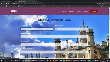 Case Study | DAT21303 | Web Development | Video Presentation (Feedback Form)