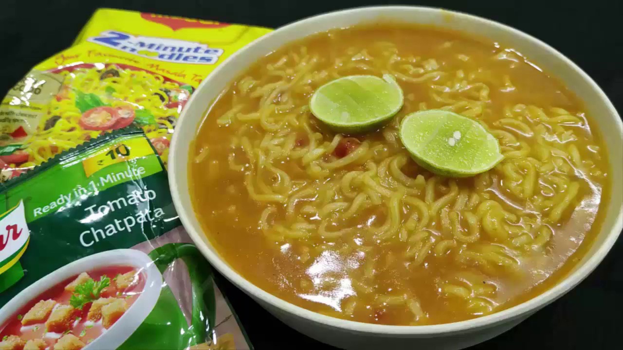 Maggi With Knorr Tomato Chatpata Soup /easy&tasty tube YouTube