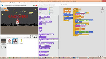 Scratch Programming Create Ghostbuster Game-Space Invaders
