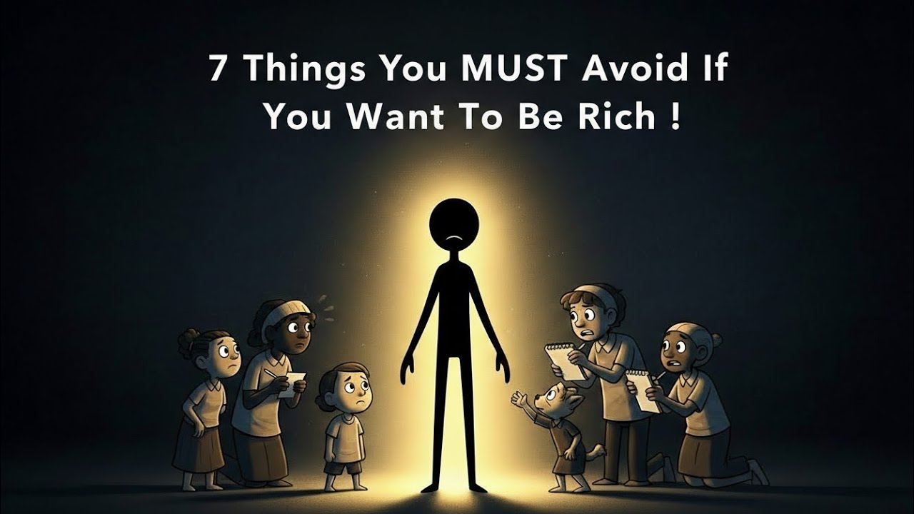 7 Things You MUST Avoid If You Want To Be Rich !