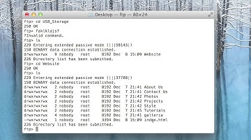 Terminal Lesson 20 - FTP