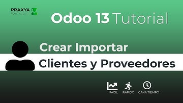 【Tutorial Odoo 13】 Como crear importar clientes y proveedores?