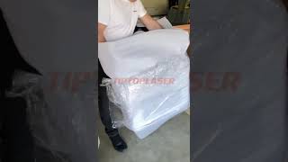 The customer received the unboxing video of the two machines