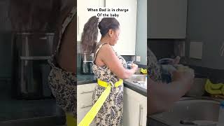 When dad is in charge of the baby#funny #1mviewers #subscribe #subscribeandshare #fyp