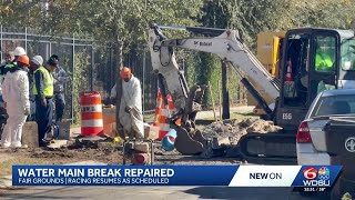 Racing on schedule for Fair Grounds despite watermain break