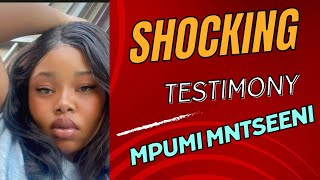 Touching Testimony by Mpumi Mntsweni Tshabalala.