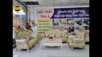 Sofa Da Bò Tân Cổ Điển nhập khẩu TA-862