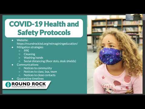 Reimagining Education Virtual Town Hall Meeting: COVID-19 Health & Safety Protocols 1/19/2021