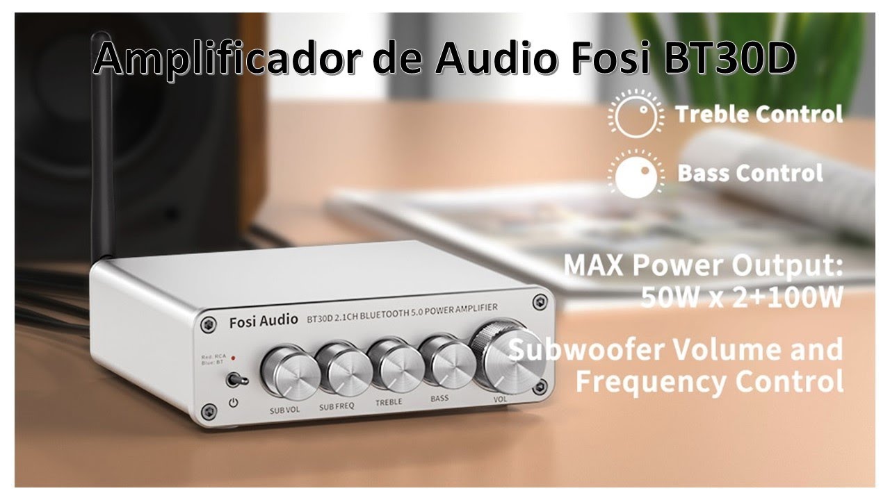 Amplificador De Potencia De Sonido - Fosi Audio TB10D