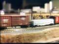 Nscale model railroad segment from 1978