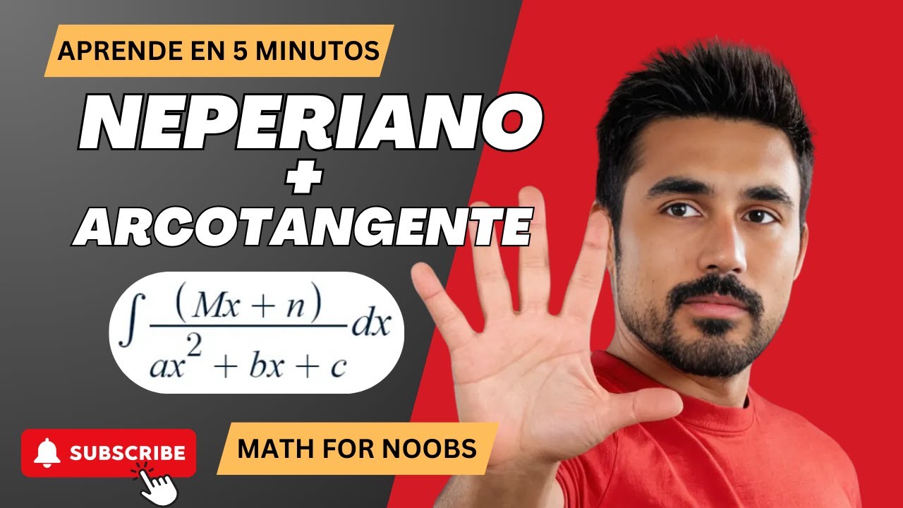 📘 Integral tipo Logaritmo Neperiano + Arcotangente 🧠 | Ejemplo Resuelto Paso a Paso