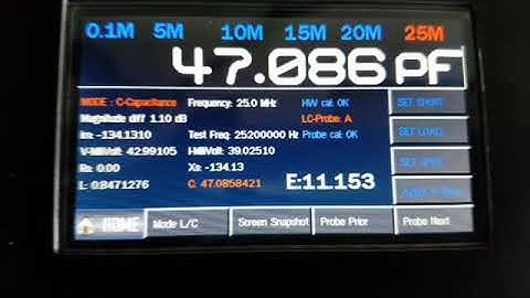Antenna analyser EU1KY, VNA LC-meter
