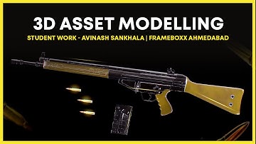 3D Game Asset Design | Student Work- Avinash Sankhala | Frameboxx Ahmedabad