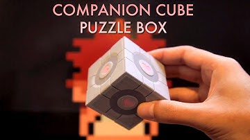 Companion Cube Puzzle Box