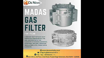 MADAS GAS FILTER FM FGM Industrial 2023 