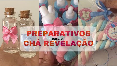 Qual lembrancinha dar no chá revelação?