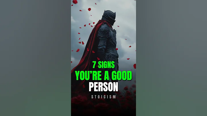 7 znamení, že jste opravdu dobrý člověk | Stoická moudrost