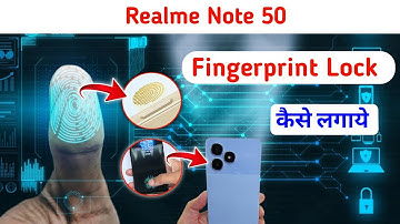 How to Add Fingerprint on Realme Note 50? Realme note 50 fingerprint screen lock/fingerprint sensor