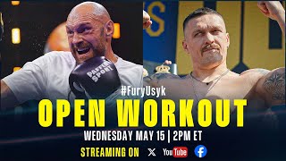 Tyson Fury Vs Oleksandr Usyk Open Workout