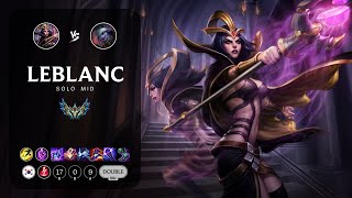 LeBlanc Mid vs Tristana - KR Challenger Patch 13.24