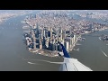 Landing In LGA With Amazing Views Of NYC 4k 