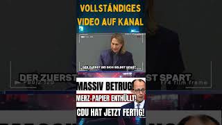 BETRUG! AfD ENTHÜLLT geheimes Merz-PAPIER – CDU SCHREIT plötzlich um es zu VERBERGEN!