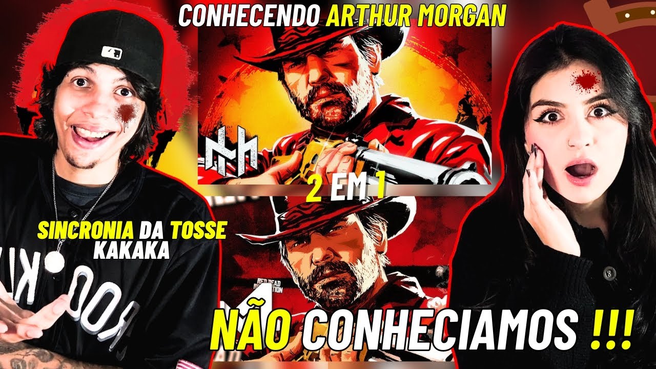 CONHECENDO ARTHUR MORGAN (Red Dead Redemption 2) | 2 em 1 | M4rkim | Henrique Mendonça - REACT