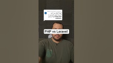 php vs Laravel #php #برمجة