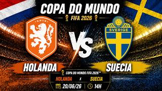 HOLANDA X SUECIA | COPA DO MUNDO FIFA 2026 | BMPES | SIMULAÇÃO PES 2021