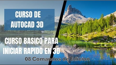 08 Curso de AutoCAD 3D: Fillet Edge, Chamfer Edge, Extract Edge, Slice, Thicken, Extrude Face